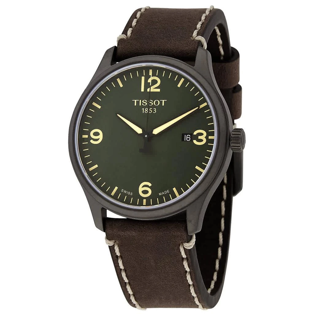商品Tissot|天梭速驰系列石英绿色表盘男士腕表,价格¥1023,第1张图片