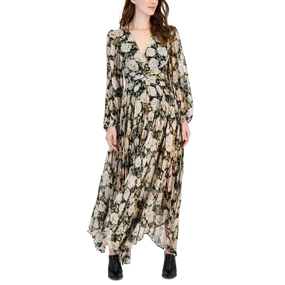 商品ASTR|Women's Ayana Floral Print Pleated Maxi Dress,价格¥221,第1张图片