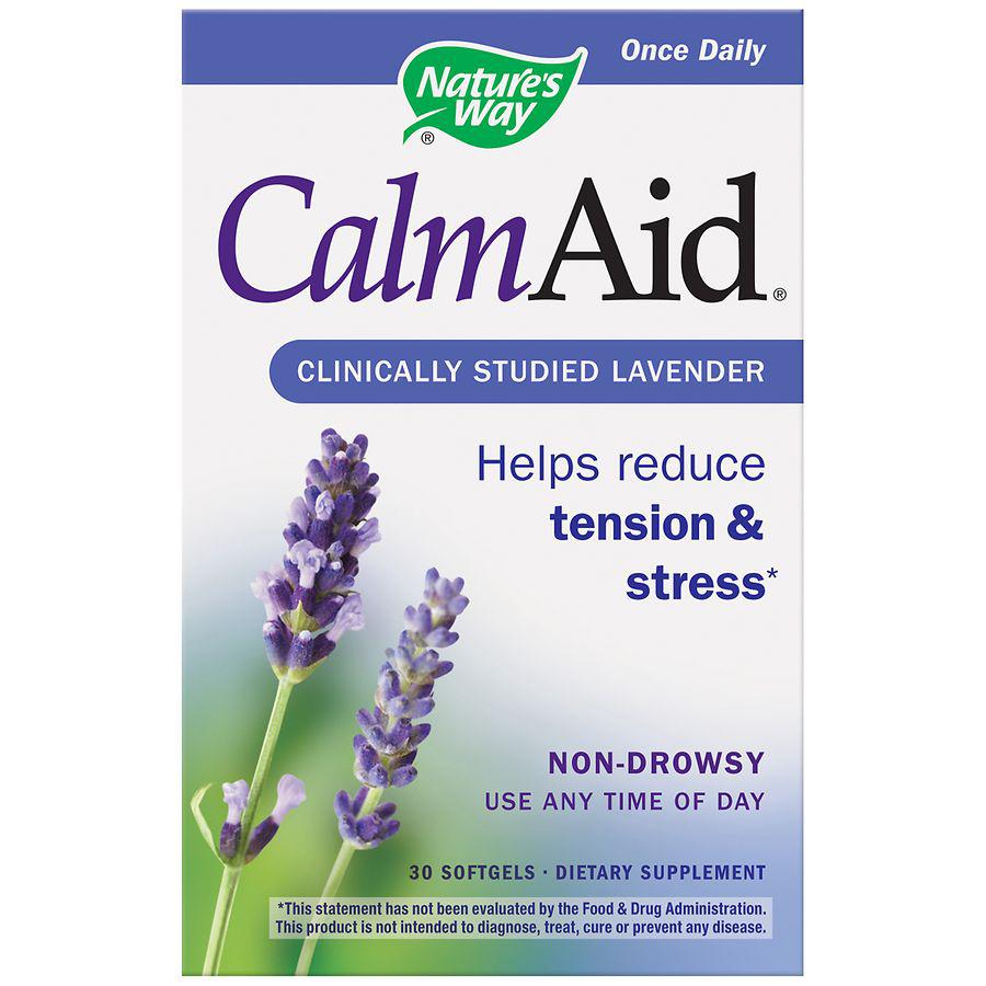 CalmAid Lavender Soft Gels商品第1张图片规格展示