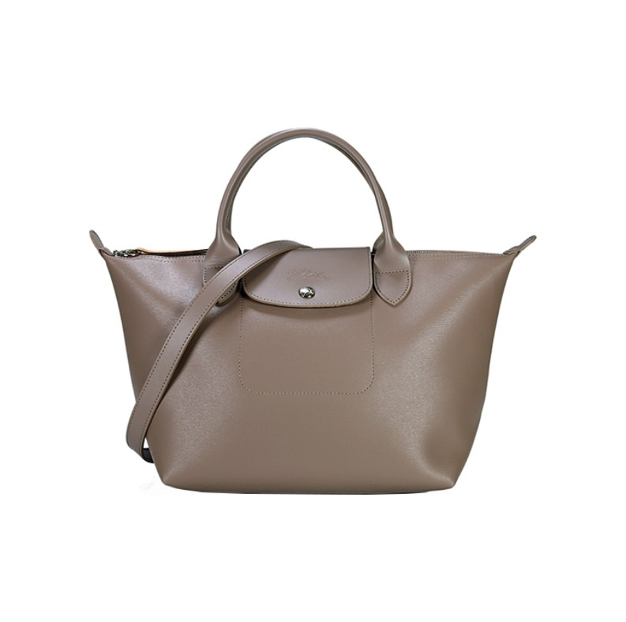 Longchamp | 珑骧饺子包LONGCHAMP新款纯色涂层帆布女士时尚皮质单肩斜挎包手提包饺子包 礼物送女友暖灰色L1512 HYQ 001 1256.48元 商品图片