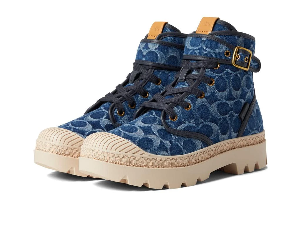 商品Coach|Trooper Denim Mid Top Boot,价格¥1653,第1张图片