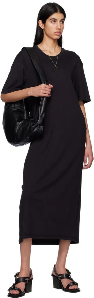 商品Lemaire|Black Rib Midi Dress,价格¥1485,第4张图片详细描述