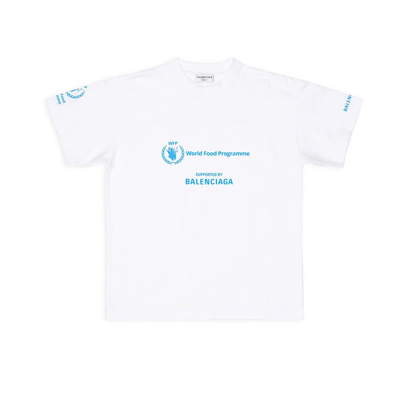商品Balenciaga|【预售3-7天】巴黎世家 WFP系列 女士白色纯棉艺术画印花短袖T恤612965TMVL29086,价格¥3332,第1张图片
