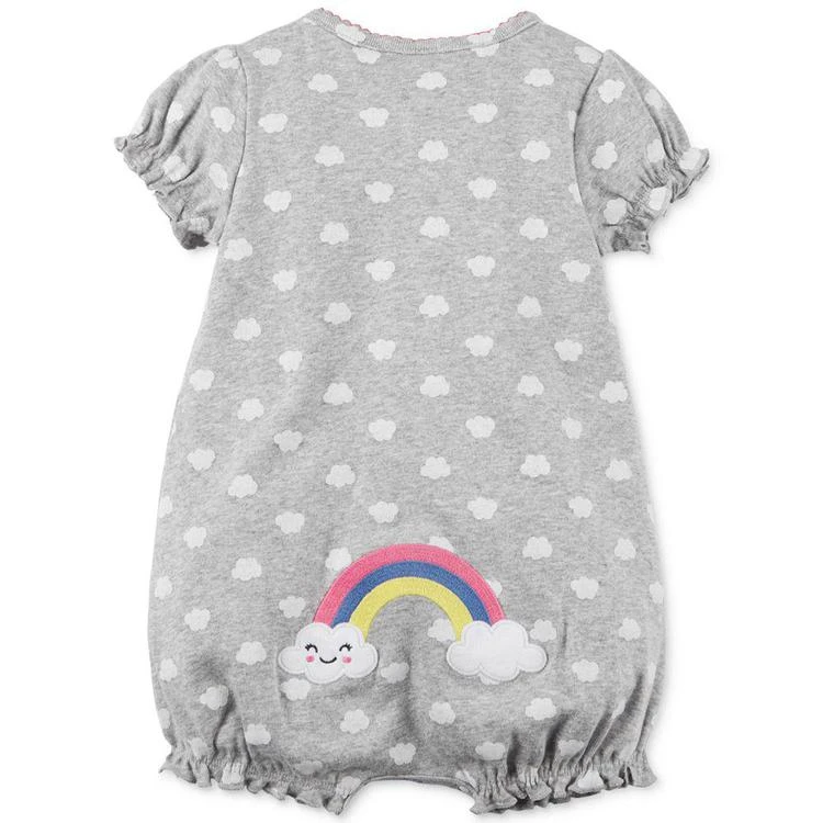 商品Carter's|Clouds Cotton Romper, Baby Girls,价格¥63,第2张图片详细描述