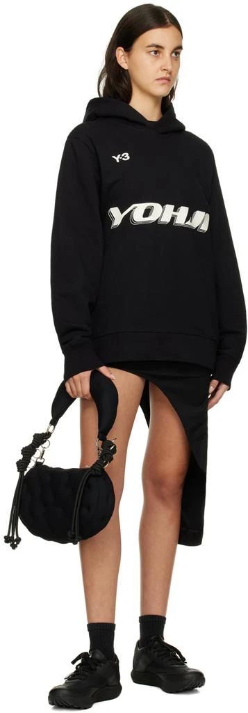 商品Y-3|Black Printed Hoodie,价格¥2406,第4张图片详细描述