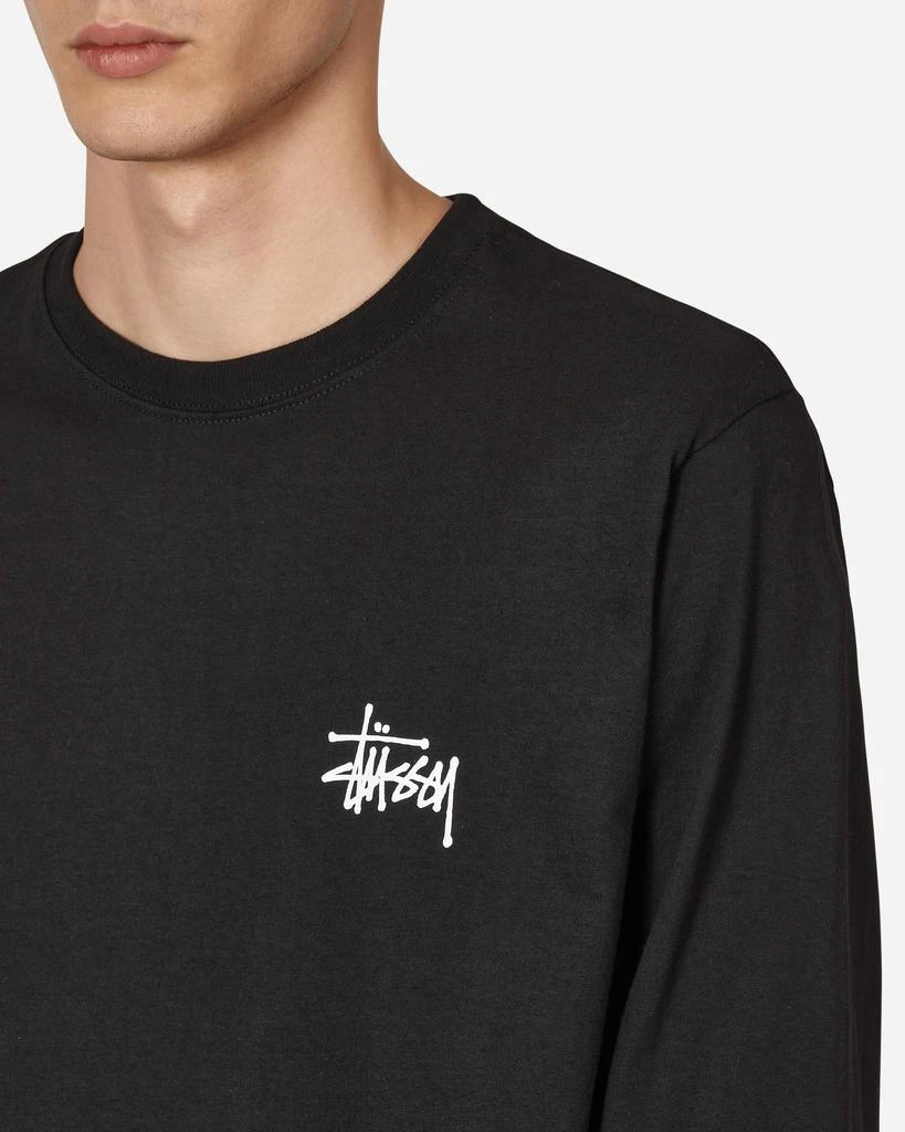 商品STUSSY|Basic Logo Longsleeve T-Shirt Black,价格¥449,第5张图片详细描述