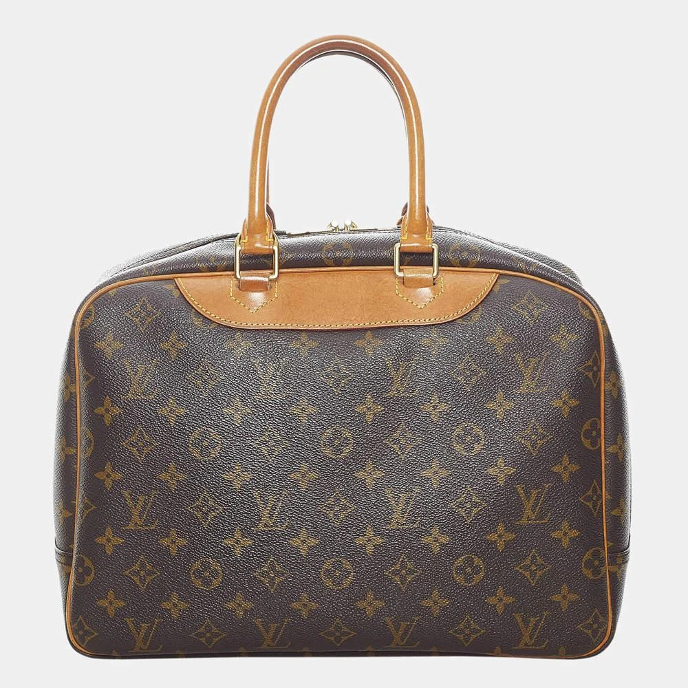 商品[二手商品] Louis Vuitton|Louis Vuitton Brown Monogram Deauville,价格¥5893,第3张图片详细描述