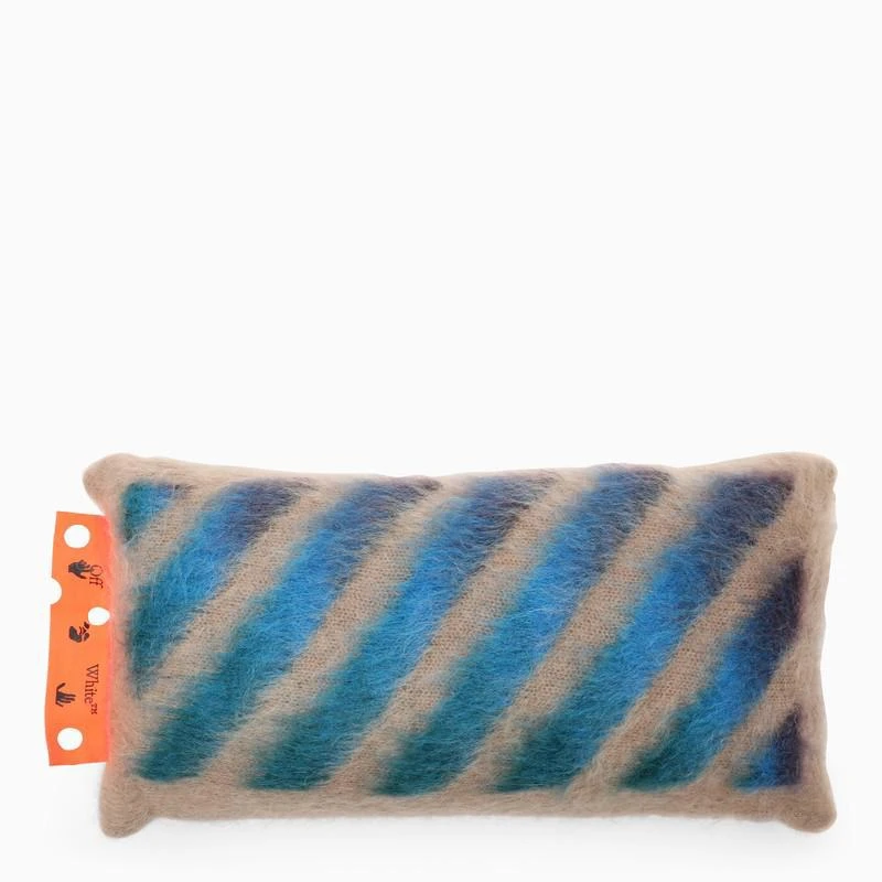 商品OFF-WHITE™ "HOME"|Off-White™ "HOME" Diag cushion in beige,价格¥1428,第1张图片