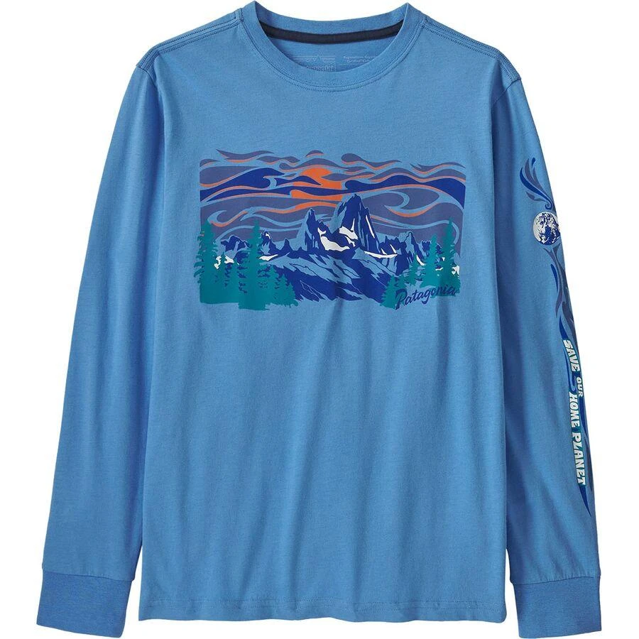 商品Patagonia|Regenerative Graphic Long-Sleeve T-Shirt - Kids',价格¥192,第1张图片详细描述