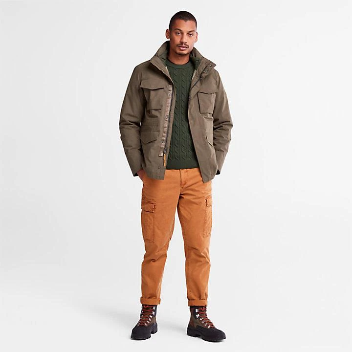 商品Timberland|Snowdon Peak 3-in-1 M65 Jacket for Men in Dark Green,价格¥2582,第3张图片详细描述