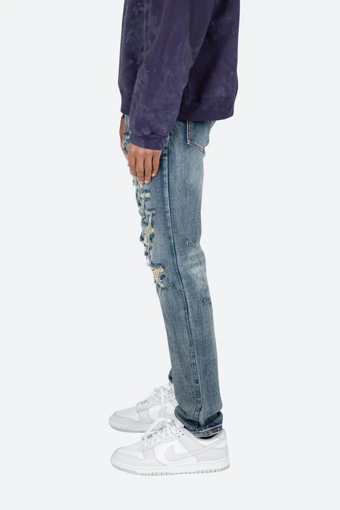 商品MNML|D436 Chain Straight Denim - Blue,价格¥225,第3张图片详细描述