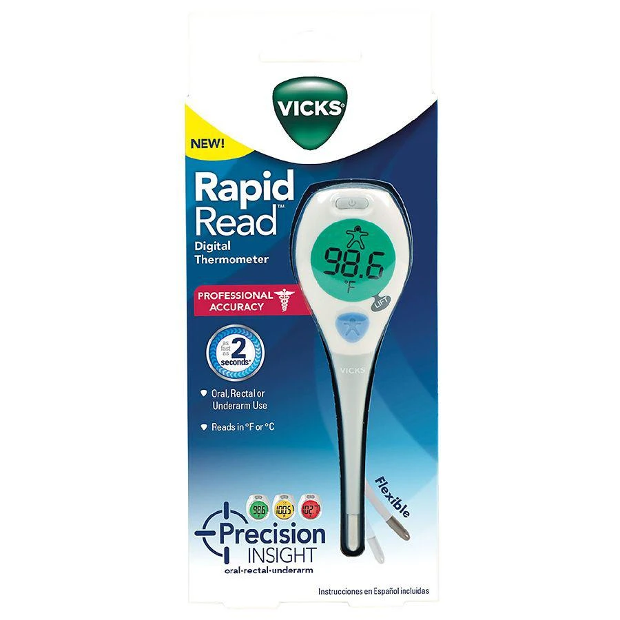 商品Vicks|Rapid Read 2 Second Digital Thermometer,价格¥170,第1张图片