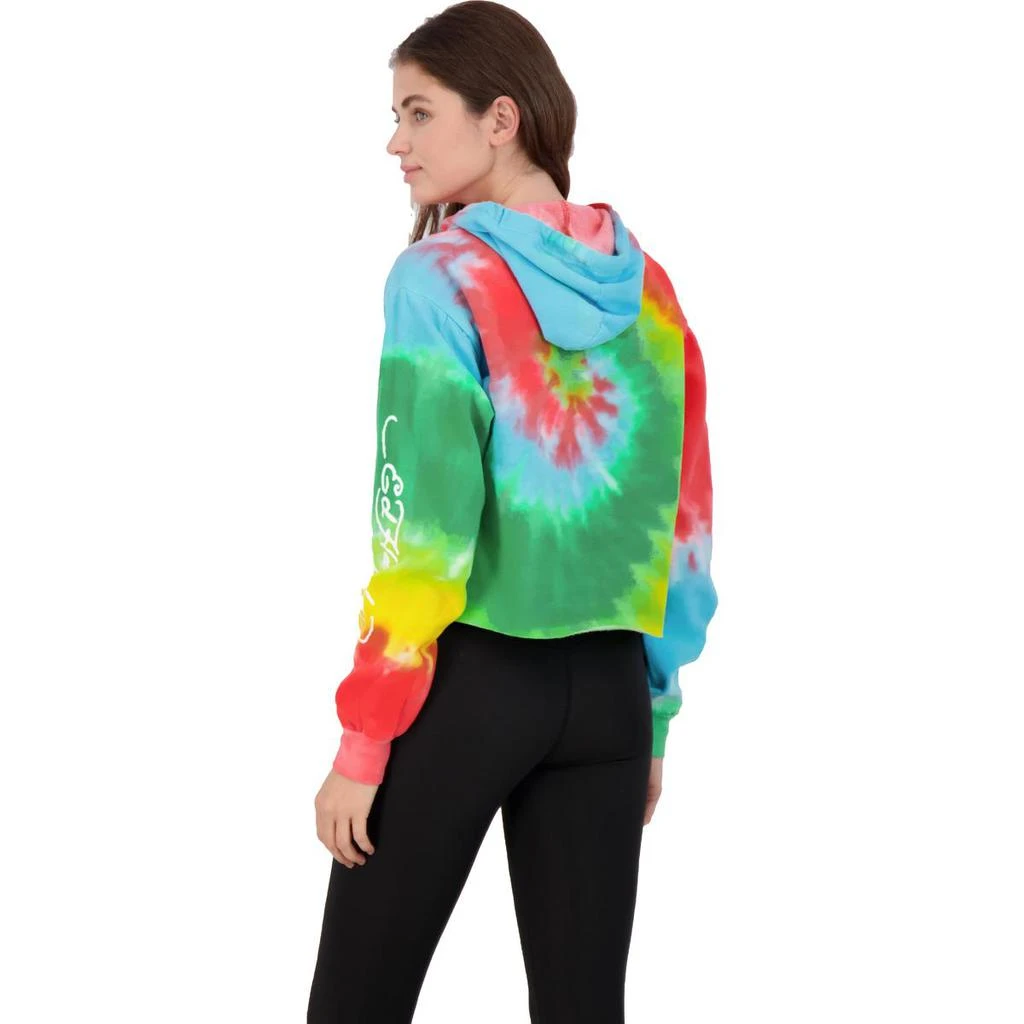 商品Ed Hardy|Ed Hardy Women's French Terry Tie Dye Printed Cropped Hoodie,价格¥122,第4张图片详细描述