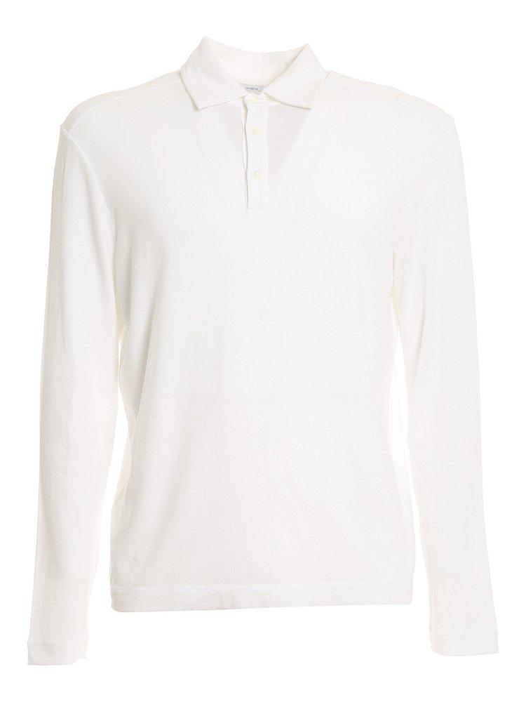 Malo Long Sleeved Jersey Polo Shirt商品第1张图片规格展示