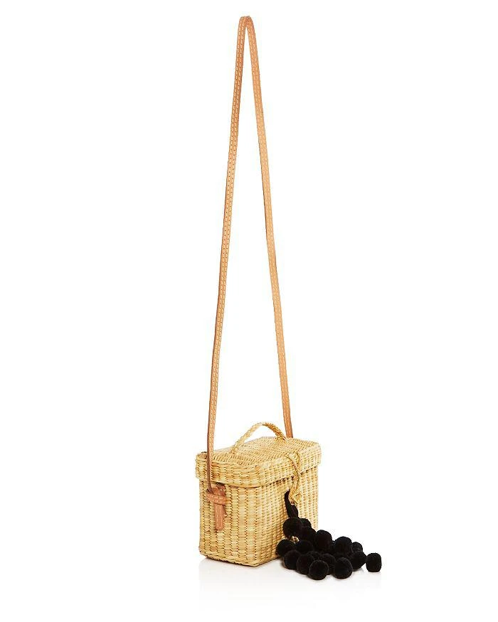商品Nannacay|Roge Pom-Pom 手拎斜跨两用包,价格¥645,第4张图片详细描述