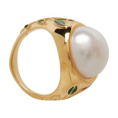 商品Casablanca|Pearl Signet ring,价格¥1034,第1张图片