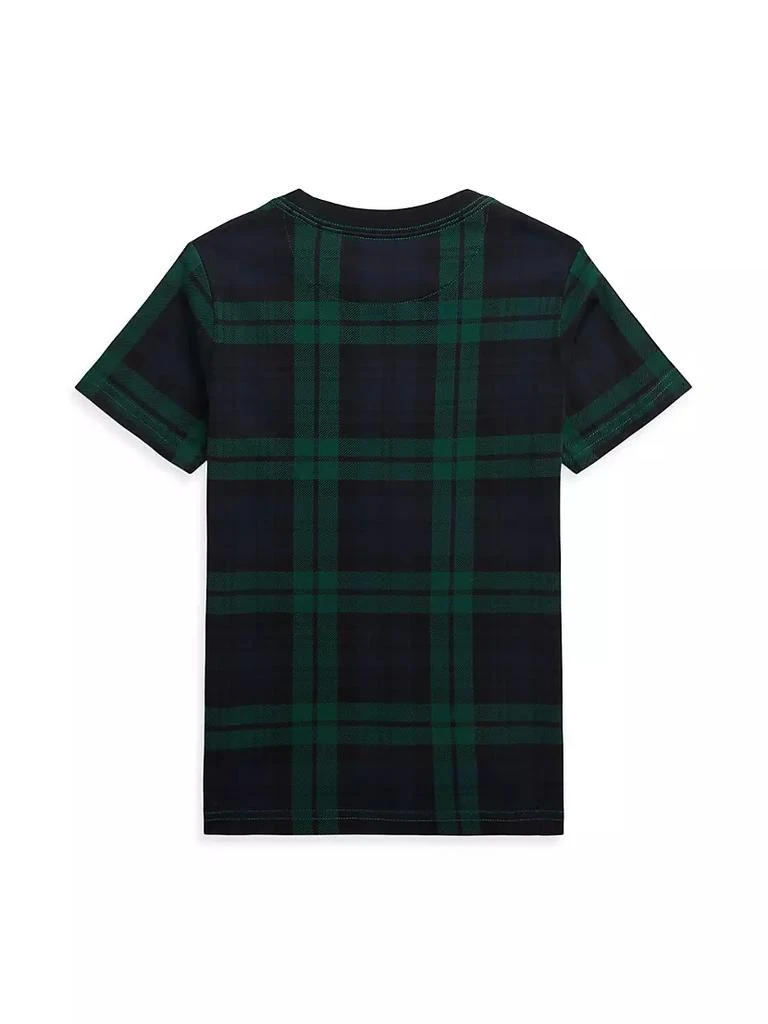 商品Ralph Lauren|Little Boy's & Boy's Polo Bear Plaid T-Shirt,价格¥186,第3张图片详细描述