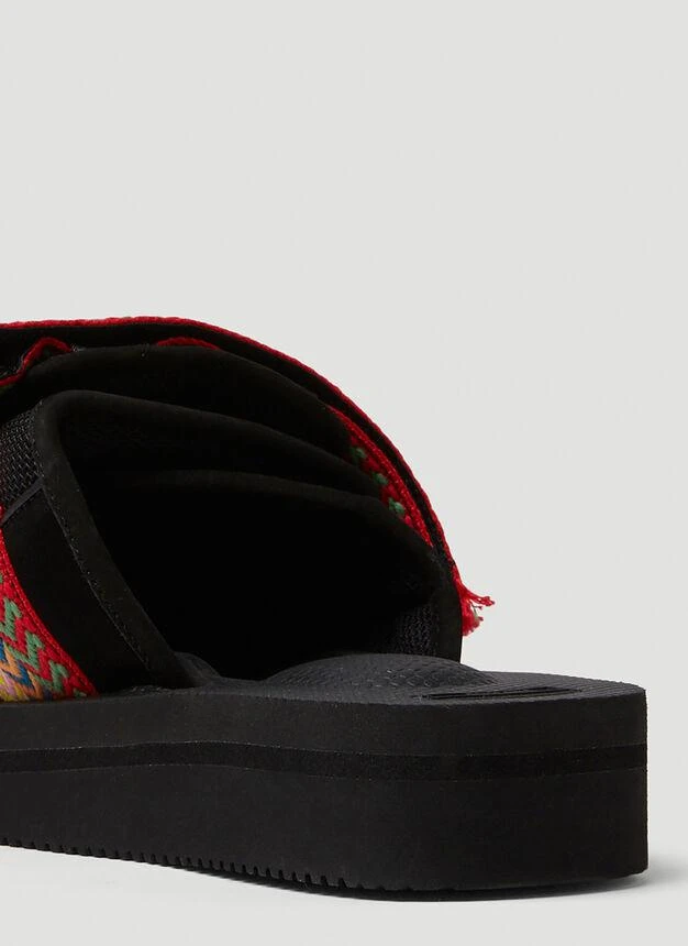 商品Lanvin|x Suicoke Flat Sandals in Black,价格¥1855,第5张图片详细描述