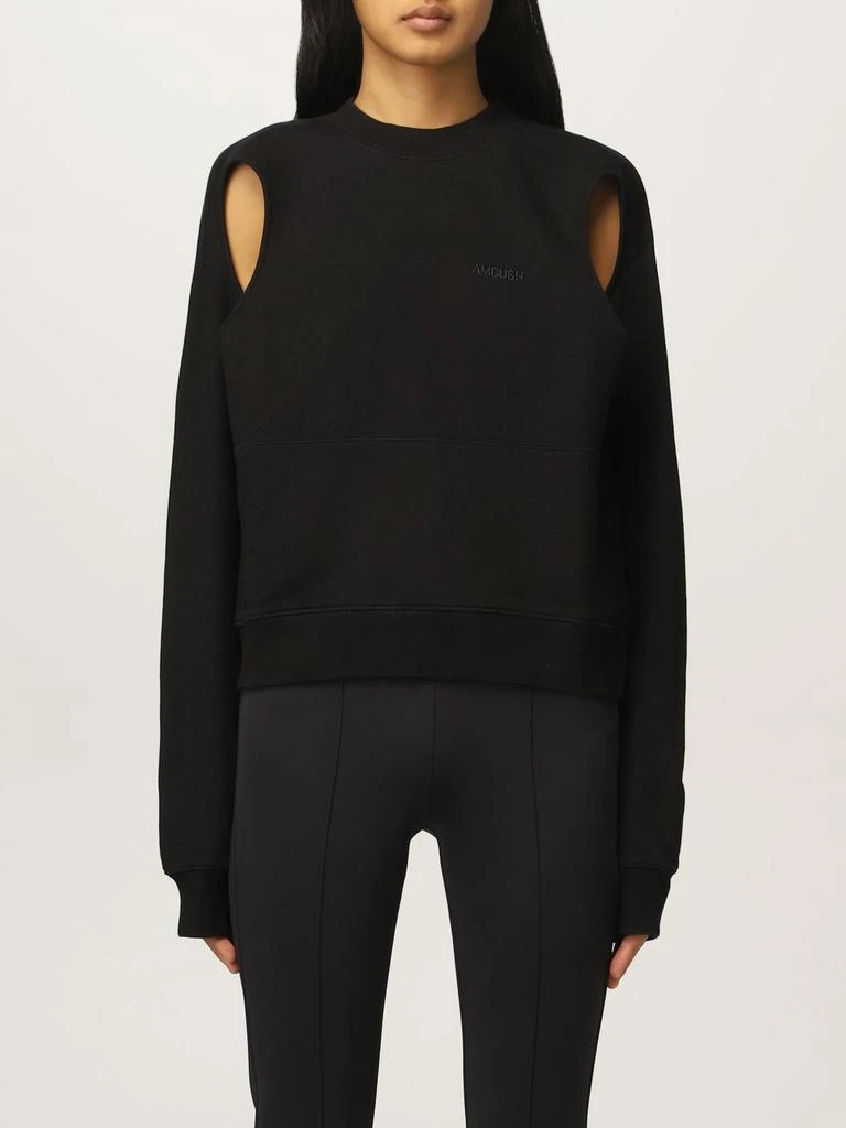 商品Ambush|Ambush cotton sweatshirt with cut out details,价格¥1936,第1张图片