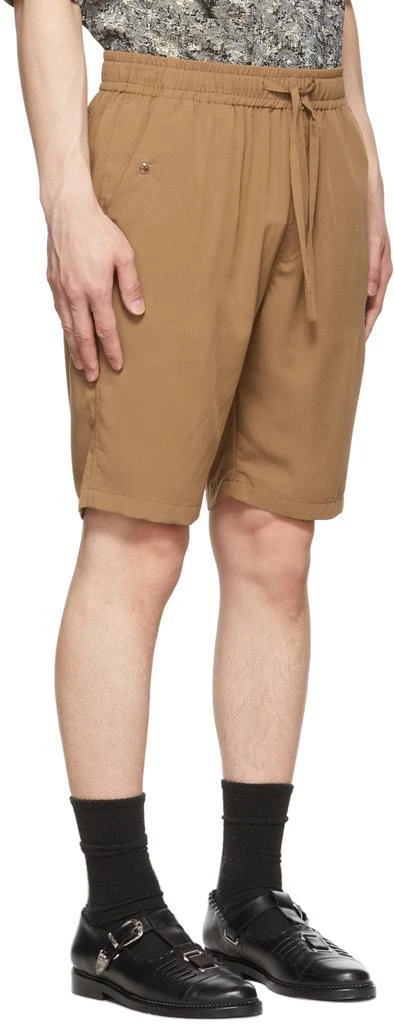 商品Needles|Brown Rayon Shorts,价格¥293,第2张图片详细描述