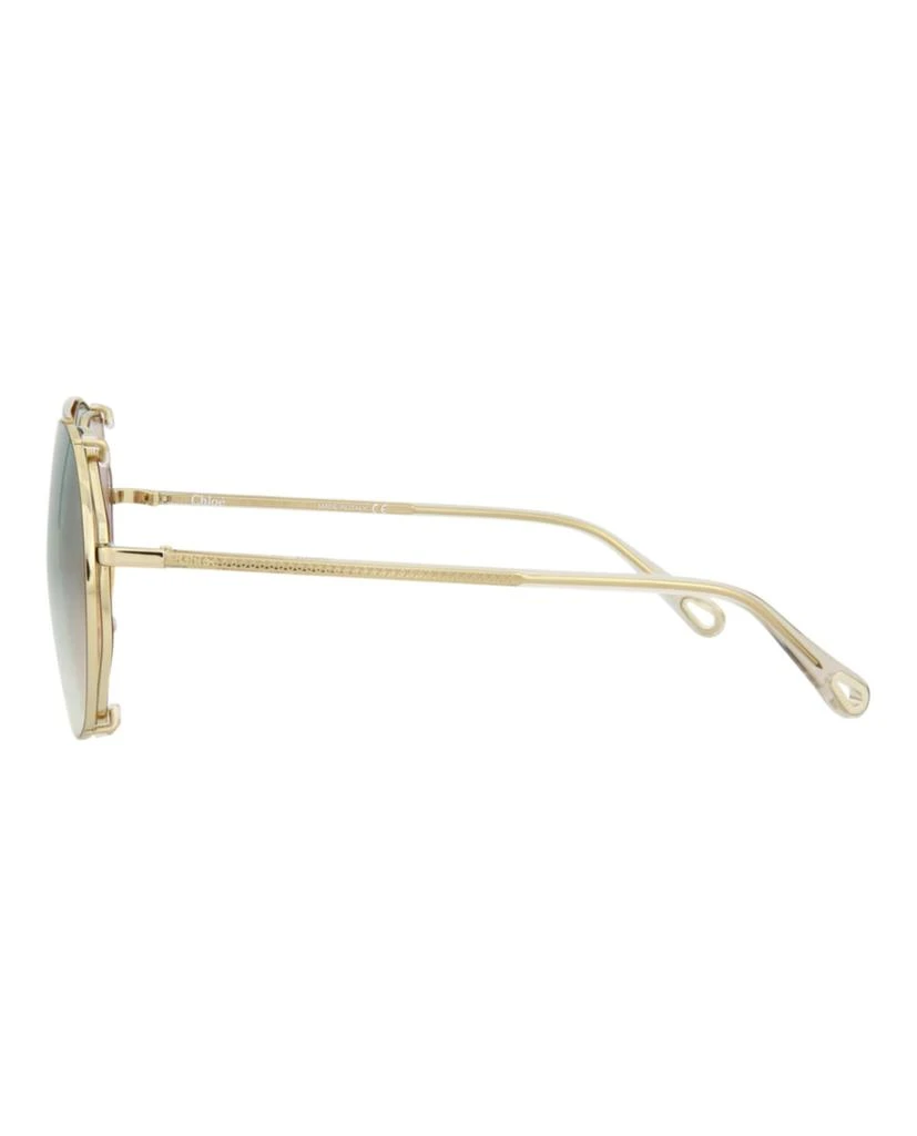 商品Chloé|Round-Frame Metal Sunglasses,价格¥1200,第3张图片详细描述