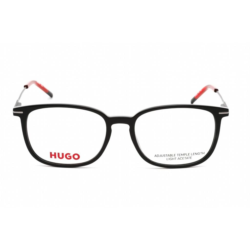 商品Hugo Boss|Hugo Women's Eyeglasses - Full Rim Rectangular Black Plastic Frame | HG 1205 0807 00,价格¥404,第2张图片详细描述