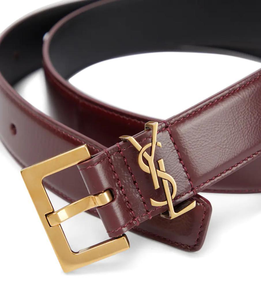 商品Yves Saint Laurent|Monogram leather belt,价格¥3548,第5张图片详细描述