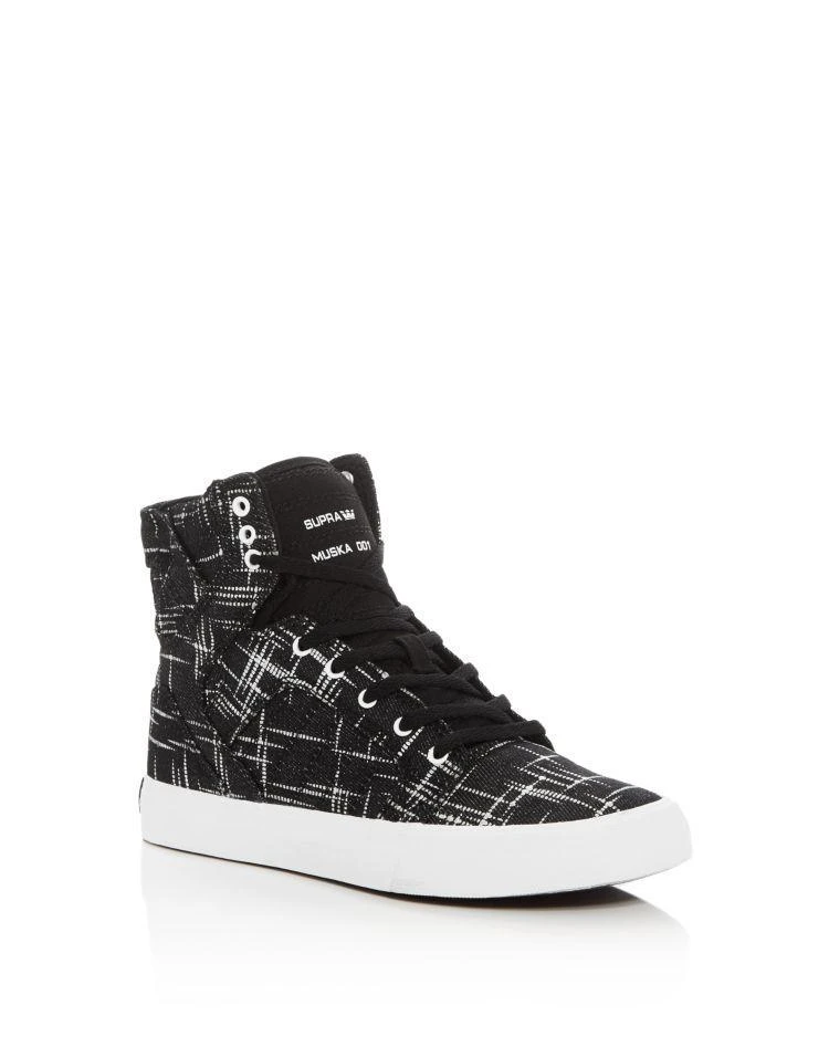 商品Supra|幼儿/大/小童Boys' Skytop Metallic Pattern High Top Sneakers - Toddler, Little Kid, Big Kid,价格¥146,第1张图片