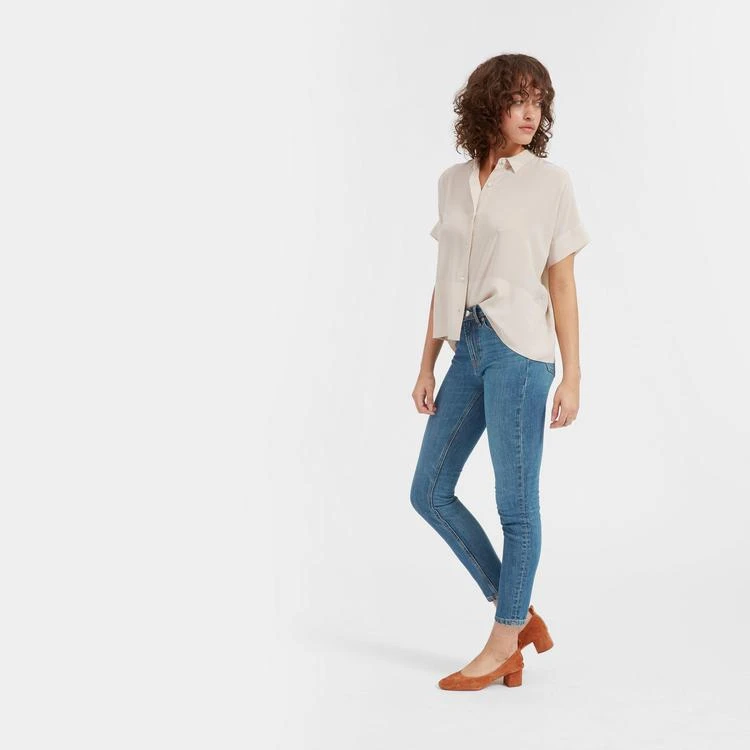 商品Everlane|丝绸短袖宽松衬衫,价格¥509-¥523,第5张图片详细描述