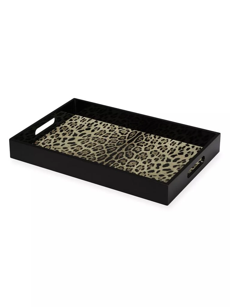 商品Dolce & Gabbana|Casa Leopard Rectangular Tray,价格¥4267,第1张图片
