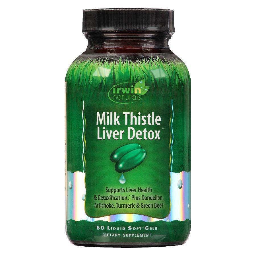 商品Irwin Naturals|Milk Thistle Liver Detox Liquid Softgels,价格¥139,第1张图片
