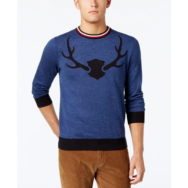 商品Tommy Hilfiger|Men's Stag Crewneck Sweater,价格¥412,第1张图片