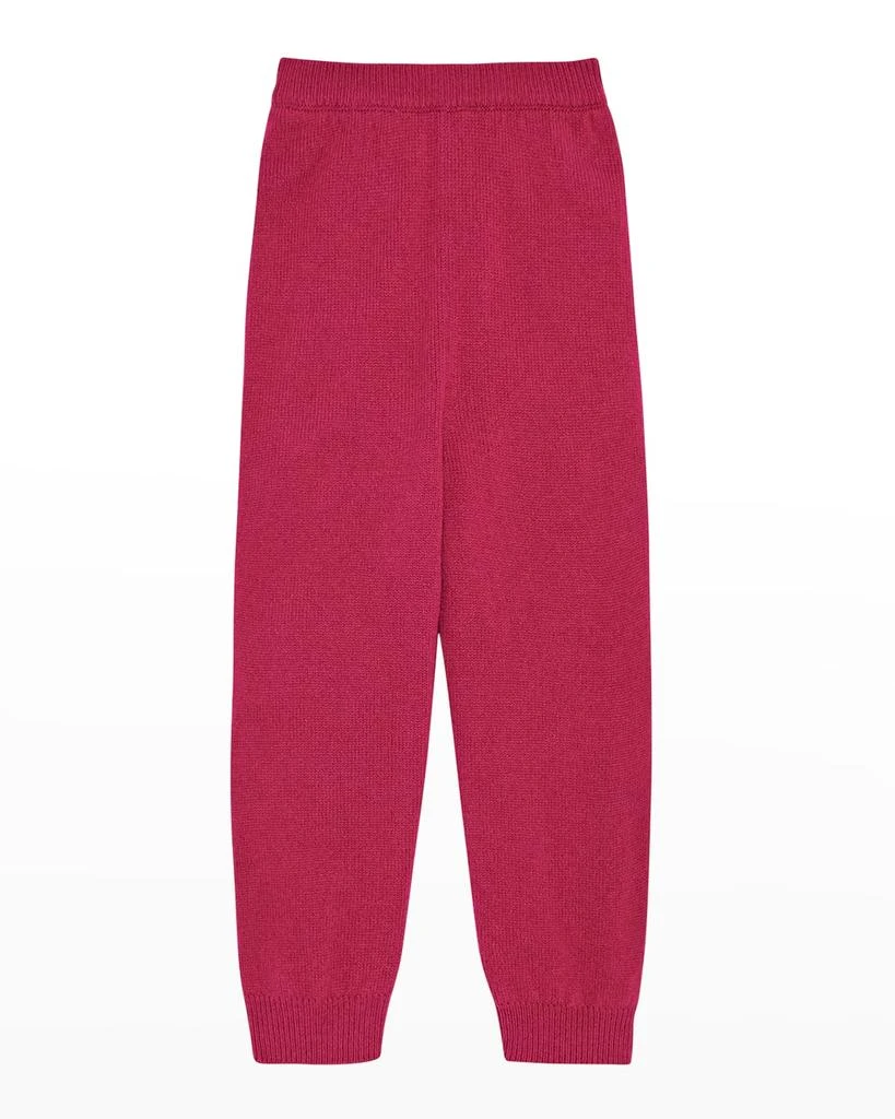 商品The Row|Kid's Solid Cashmere Jogger Pants, Size 2-10,价格¥1148,第1张图片