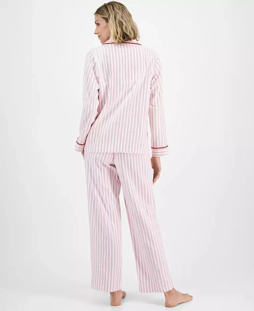 商品Charter Club|Petite Women's Long-Sleeve Cotton Flannel Packaged Pajama Set, Created for Macy's,价格¥190,第2张图片详细描述