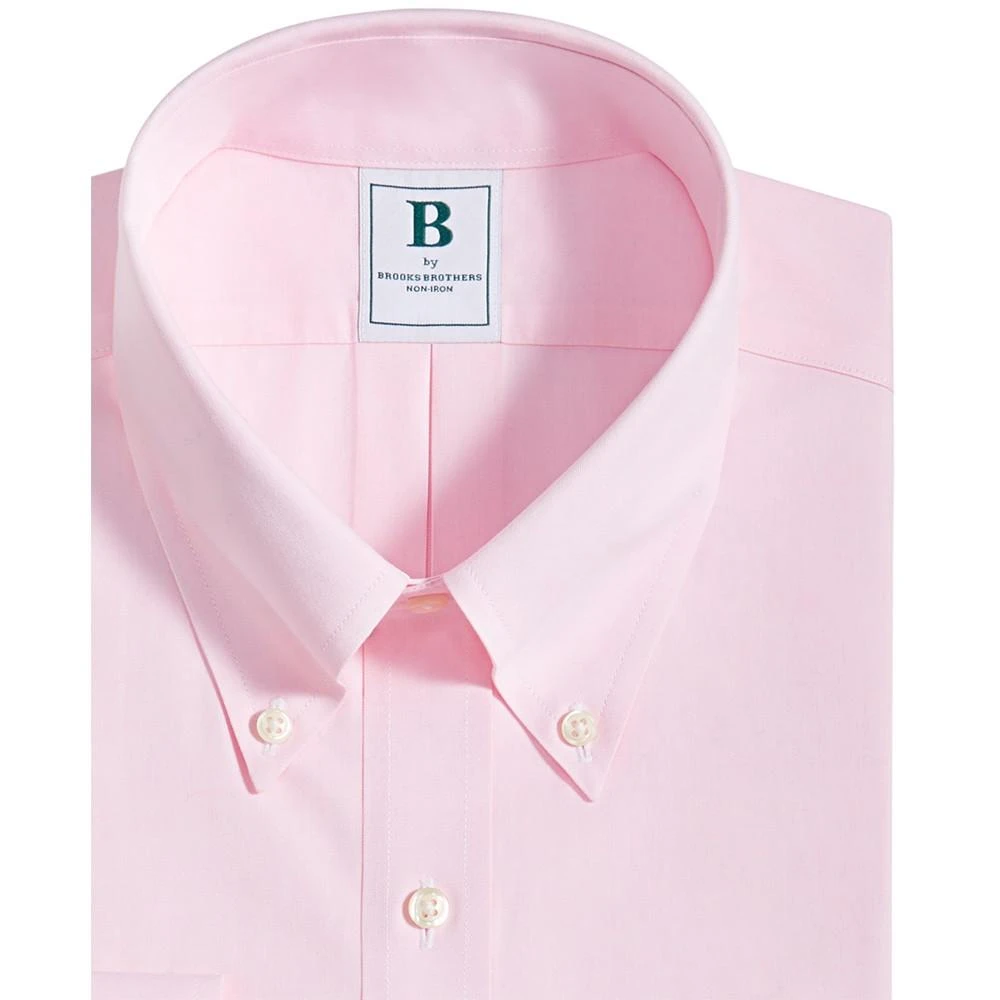 商品Brooks Brothers|Men's Regular Fit Non-Iron Solid Dress Shirt,价格¥530,第5张图片详细描述