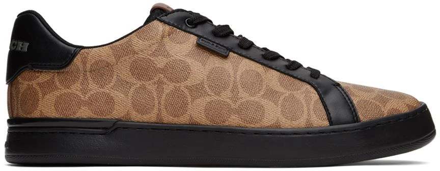 商品Coach|Tan Lowline Low-Top Sneakers,价格¥697,第1张图片