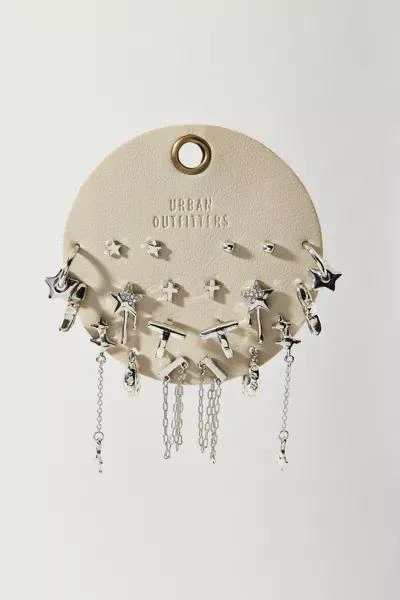 商品Urban Outfitters|Stars Are Blind Post & Hoop Earring Set,价格¥190,第2张图片详细描述