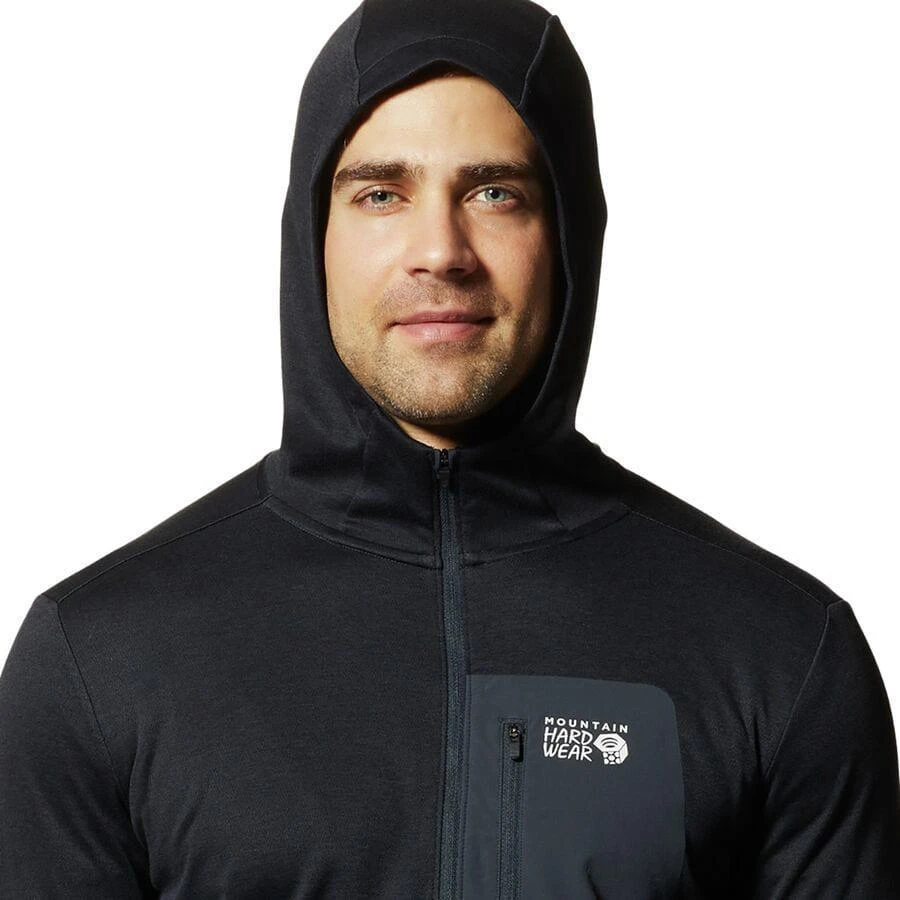 商品Mountain Hardwear|Rogue Pursuit Hooded Jacket - Men's,价格¥351,第3张图片详细描述