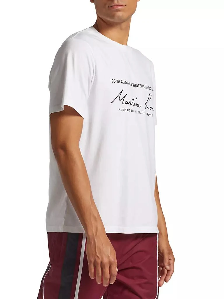 商品Martine Rose|Logo Crewneck T-Shirt,价格¥887,第4张图片详细描述