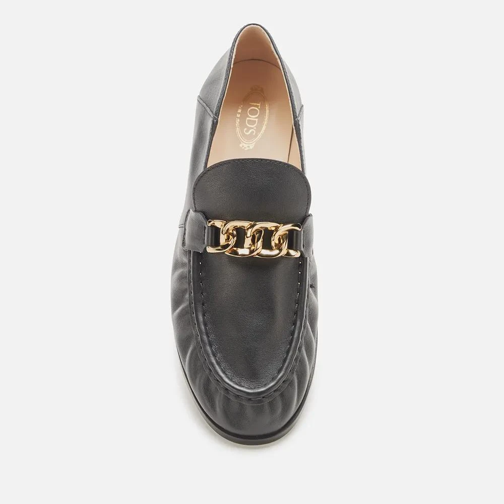 商品Tod's|Tod's Women's Chain Detail Leather Loafers,价格¥2386,第3张图片详细描述