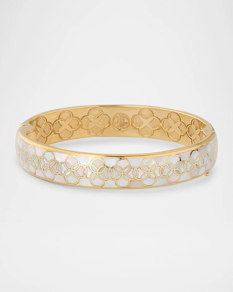 商品Jan Leslie|Petal Mother of Pearl Bangle Bracelet,价格¥11447,第1张图片