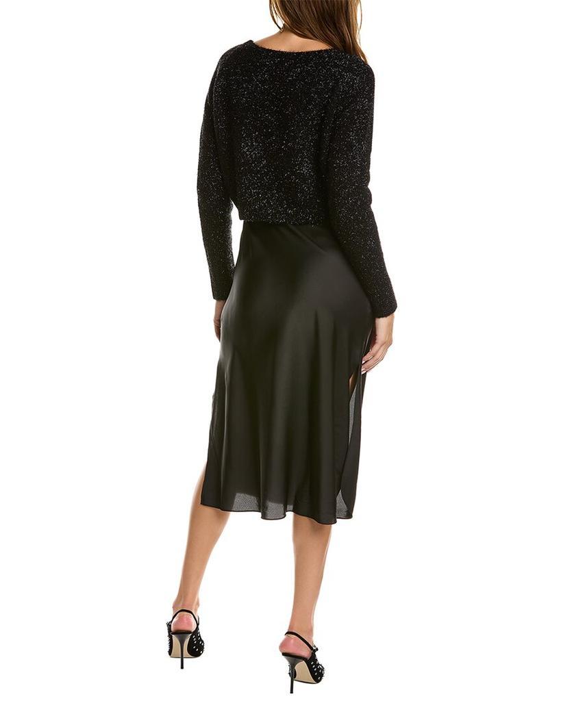 商品ALL SAINTS|AllSaints Rosetta Tinsel Midi Dress,价格¥820,第4张图片详细描述