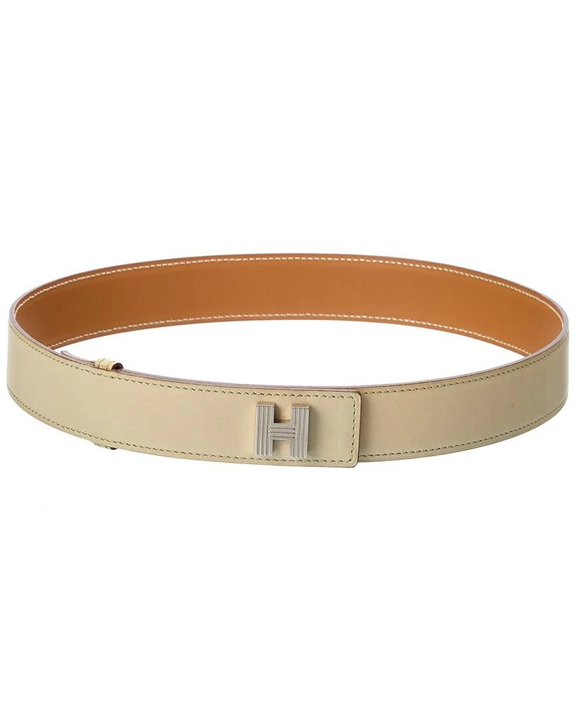 商品[二手商品] Hermes|Hermes Leather Belt (Authentic Pre-Owned),价格¥5703,第1张图片