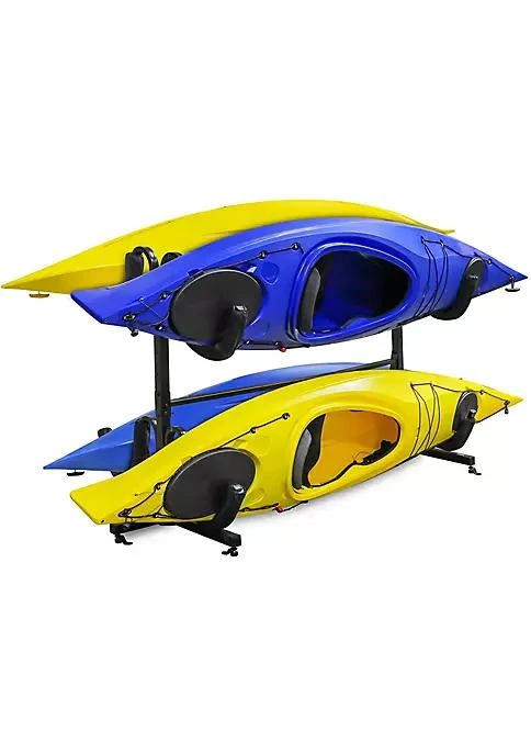商品RaxGo|Kayak Storage Rack Heavy Duty Storage For Two Kayak Sup Canoe Paddleboard For Indoor Outdoor Garage Shed Or Dock Adjustable Height,价格¥2548,第1张图片