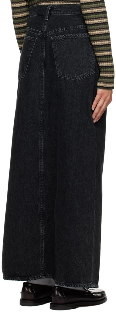 商品AGOLDE|Black Leif Denim Maxi Skirt,价格¥1362,第3张图片详细描述