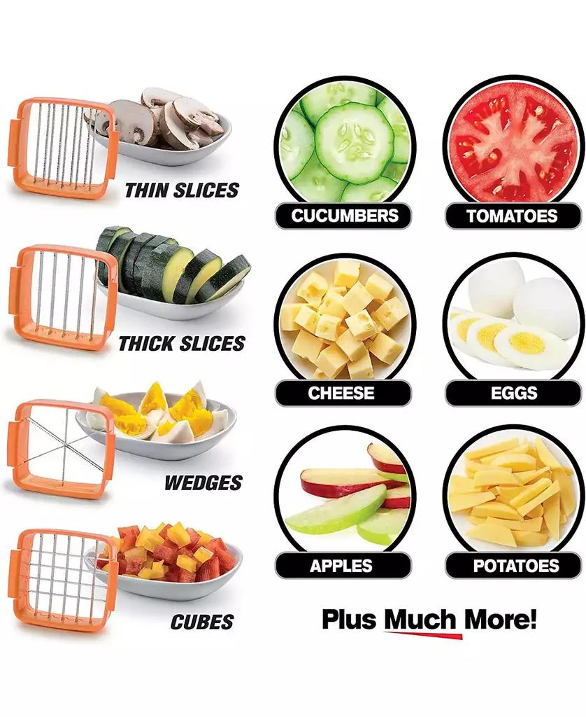 商品Nutri Chopper|5-in-1 Compact Portable Handheld Kitchen Slicer with Storage Container,价格¥215,第2张图片详细描述