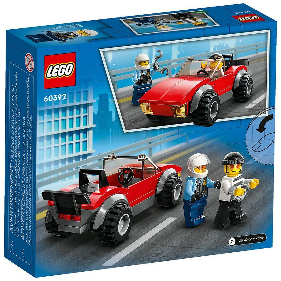 商品Lego City|Police Bike Car Chase 60392,价格¥74,第2张图片详细描述