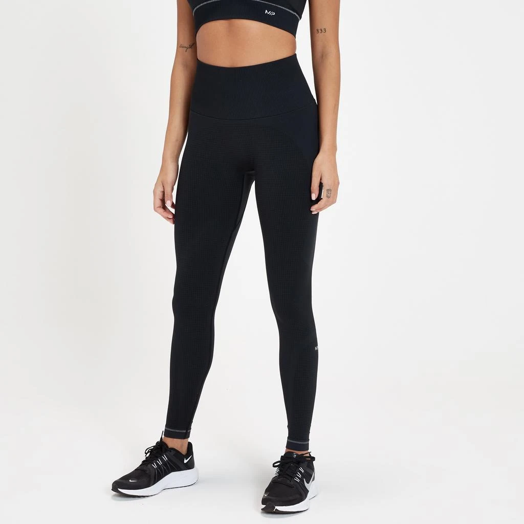 商品Myprotein|MP Women's Velocity Graphene Seamless Leggings - Black,价格¥171,第1张图片