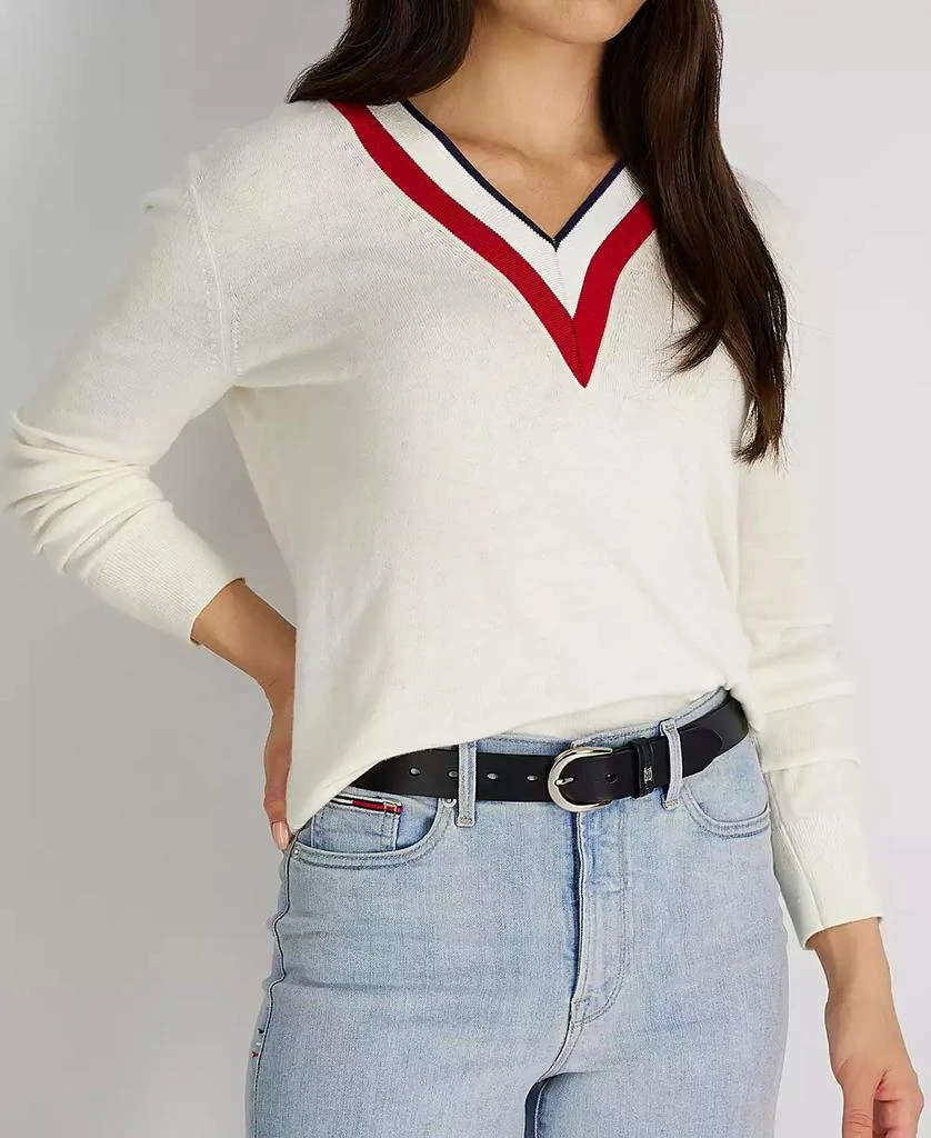 商品Tommy Hilfiger|Women's Signature Leather Jean Belt,价格¥339,第2张图片详细描述