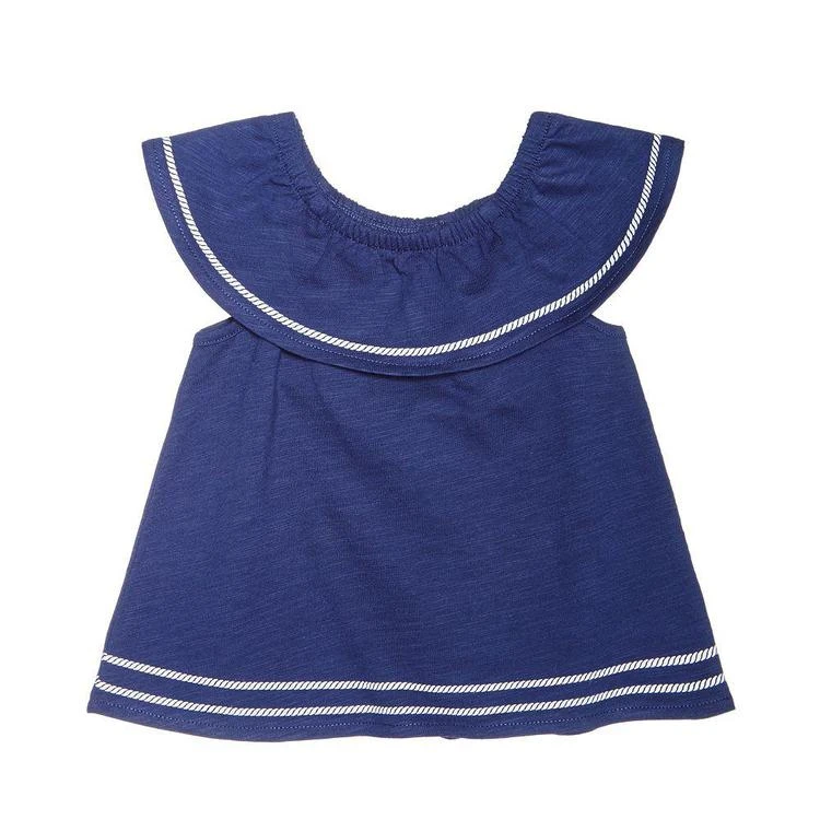 商品First Impressions|Cotton Flounce Ruffle Top, Baby Girls, Created for Macy's,价格¥38,第2张图片详细描述